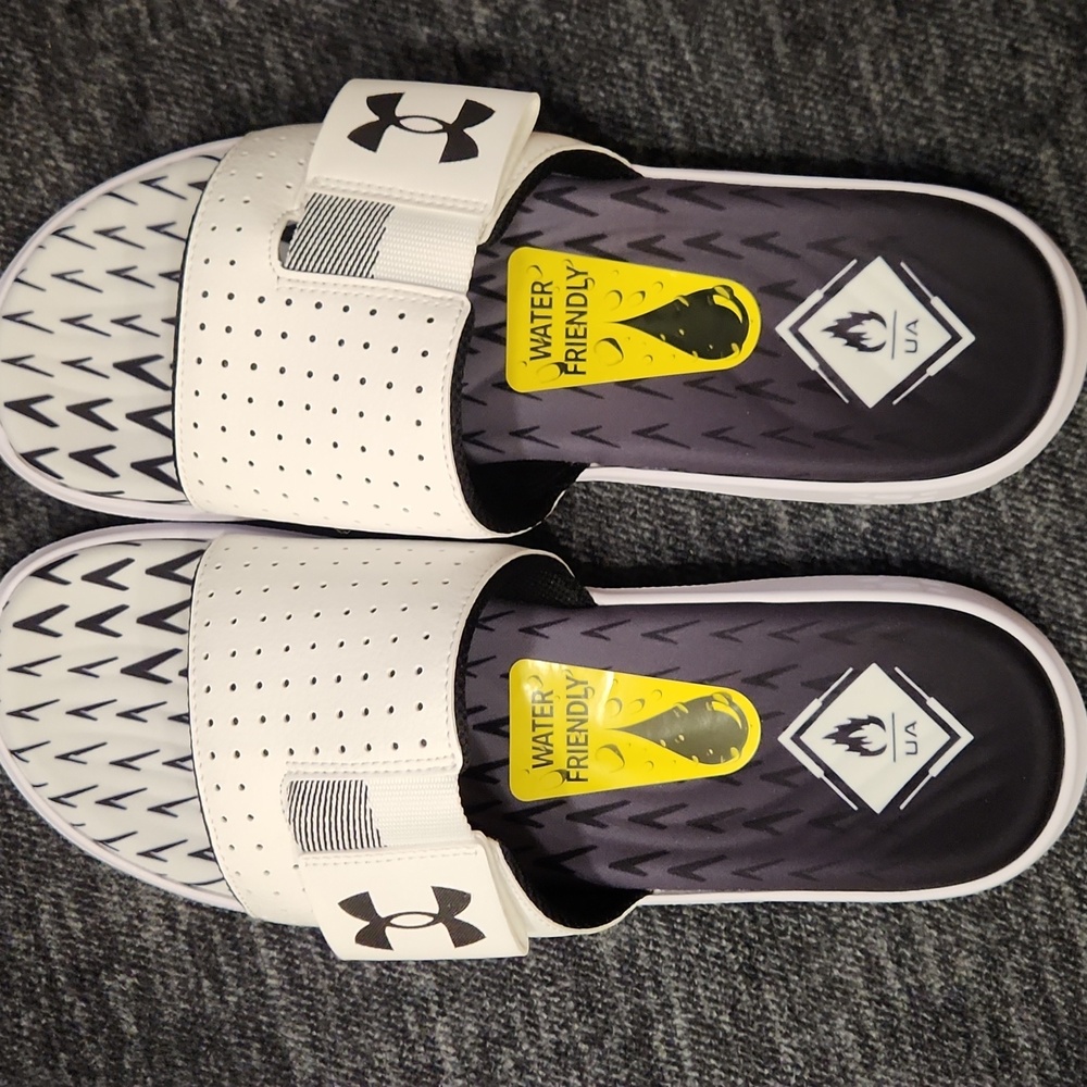 Under Armour, mercenaries, Size 13, black/ white